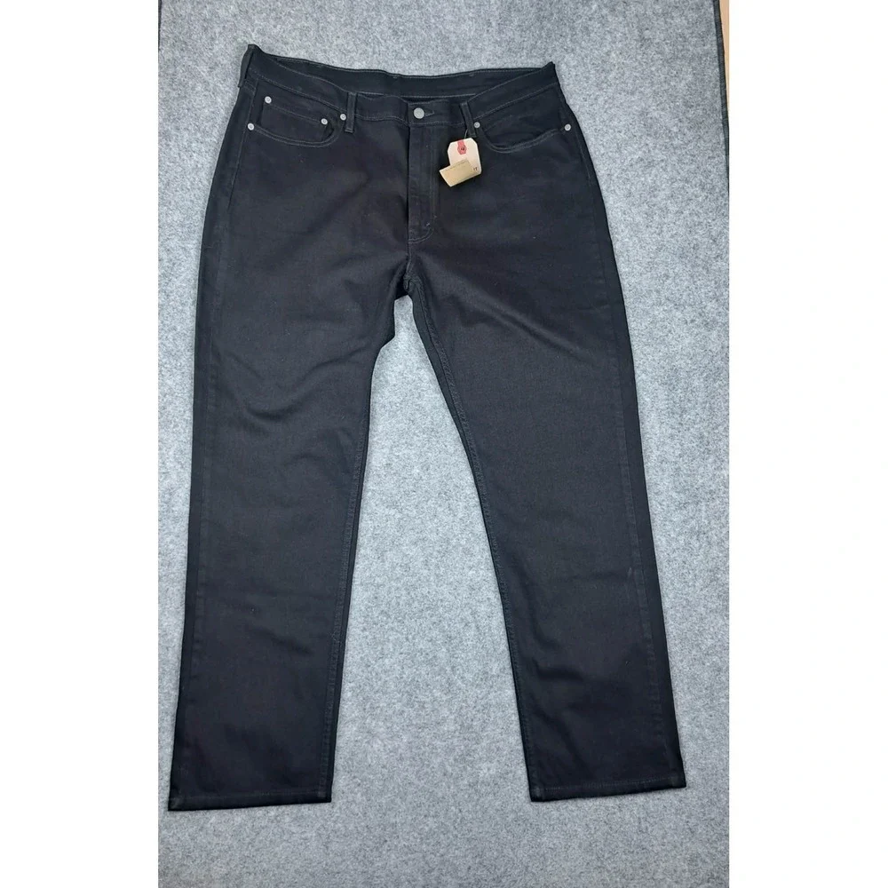 Levis 514 Straight Fit Jeans Stretch Jeans Black Size‎ 42X32 NEW